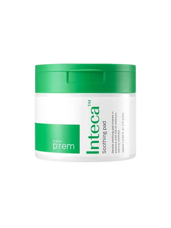 Make P:rem Inteca Soothing Pad 70ps– Yatıştırmaya Yardımcı Tonikli Pad