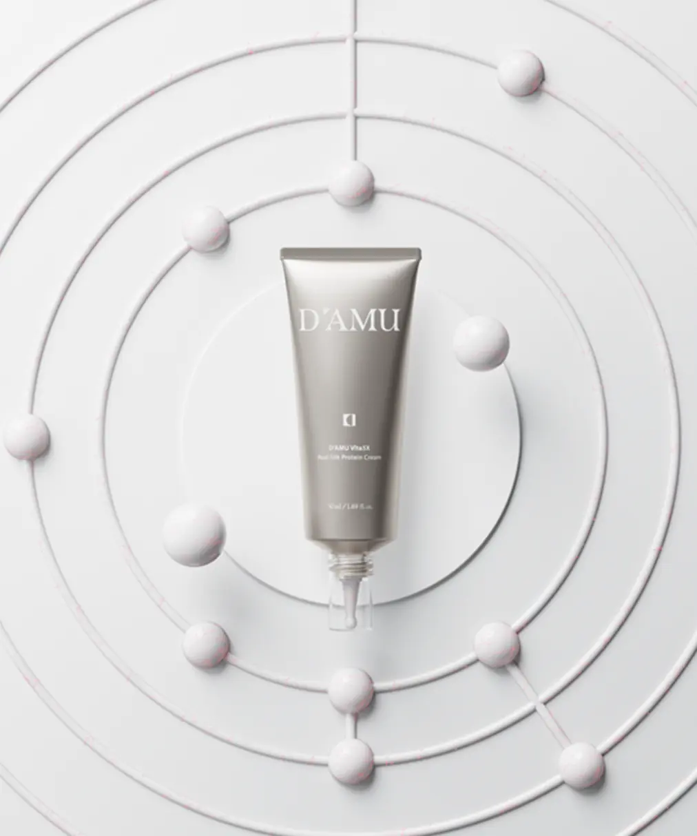 D’amu Vita5X Real Silk Protein Cream - Sıkılaştırıcı, Besleyici ve Bariyer Destekleyici Yüz Kremi
