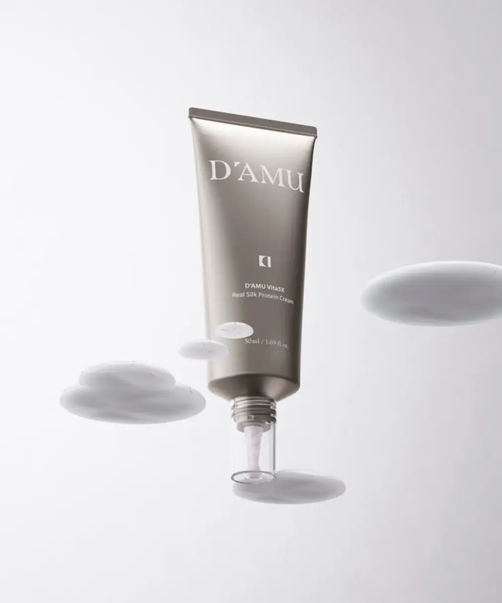 D’amu Vita5X Real Silk Protein Cream - Sıkılaştırıcı, Besleyici ve Bariyer Destekleyici Yüz Kremi