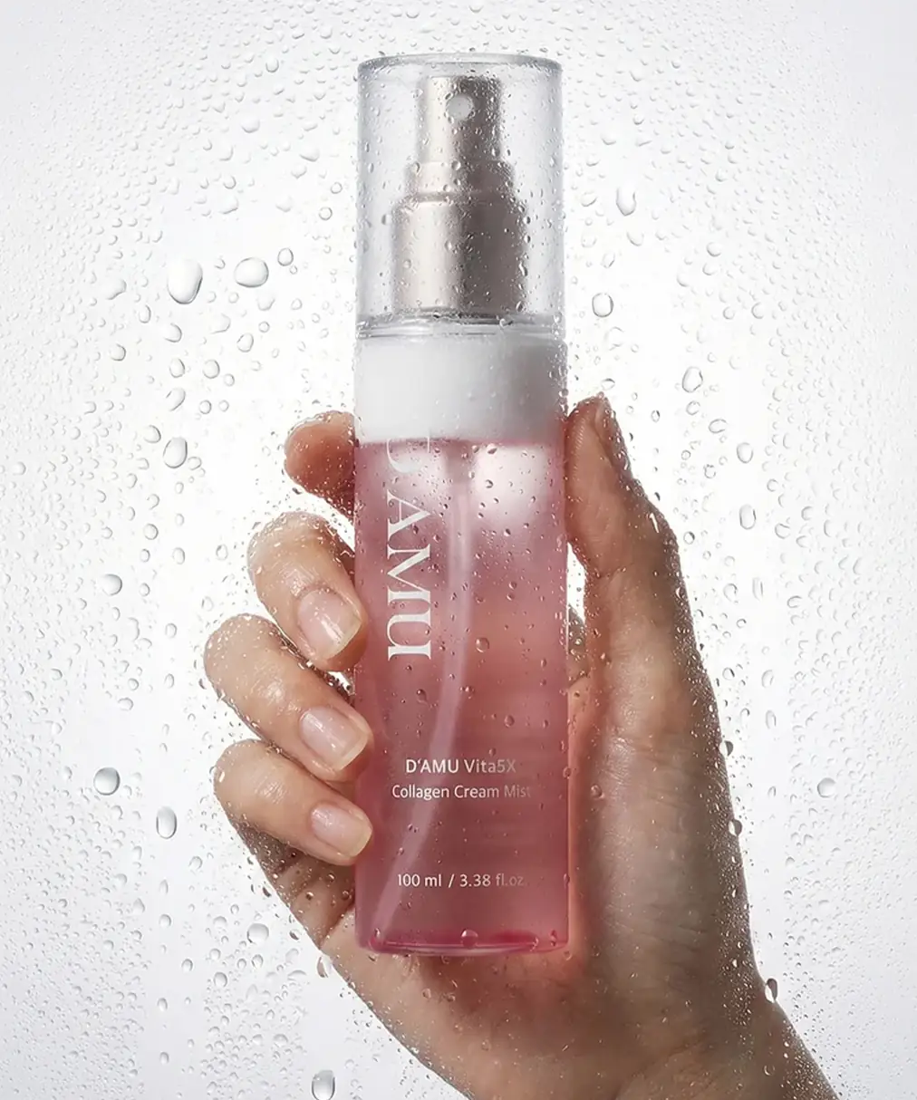 D’amu Vita5X Collagen Cream Mist - Kolajen Destekli Nem ve Elastikiyet Veren Yüz Spreyi