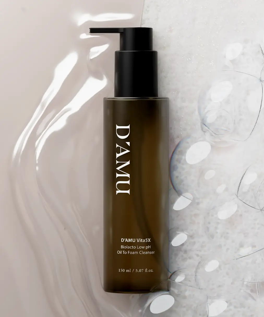 D’amu Vita5X Biolacto Low pH Oil-to-Foam Cleanser - Yağdan Köpüğe Dönüşen Nazik Yüz Temizleyici