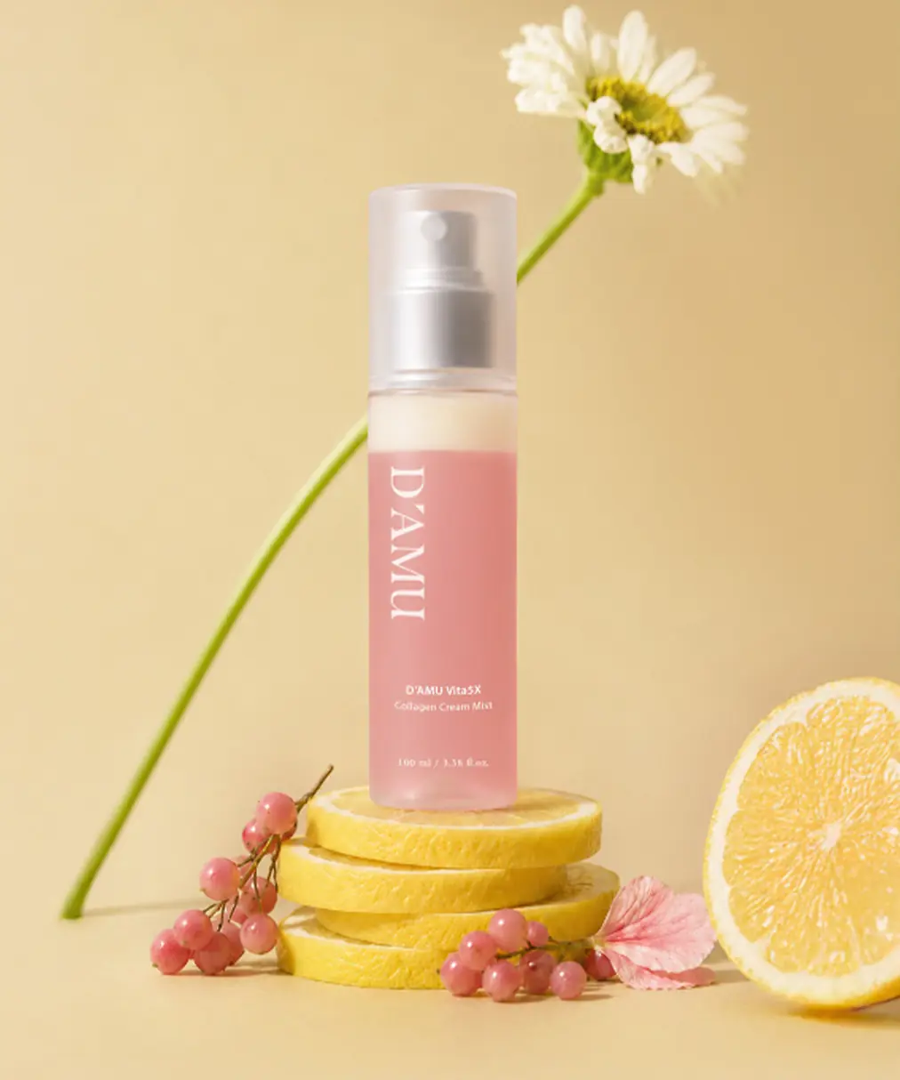 D’amu Vita5X Collagen Cream Mist - Kolajen Destekli Nem ve Elastikiyet Veren Yüz Spreyi