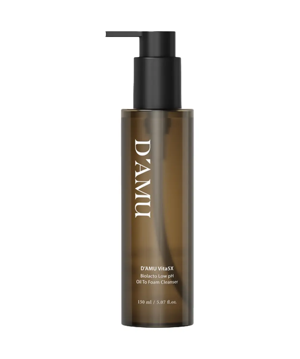 D’amu Vita5X Biolacto Low pH Oil-to-Foam Cleanser - Yağdan Köpüğe Dönüşen Nazik Yüz Temizleyici