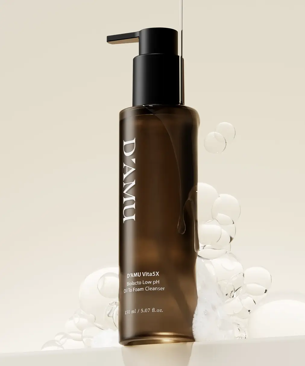 D’amu Vita5X Biolacto Low pH Oil-to-Foam Cleanser - Yağdan Köpüğe Dönüşen Nazik Yüz Temizleyici