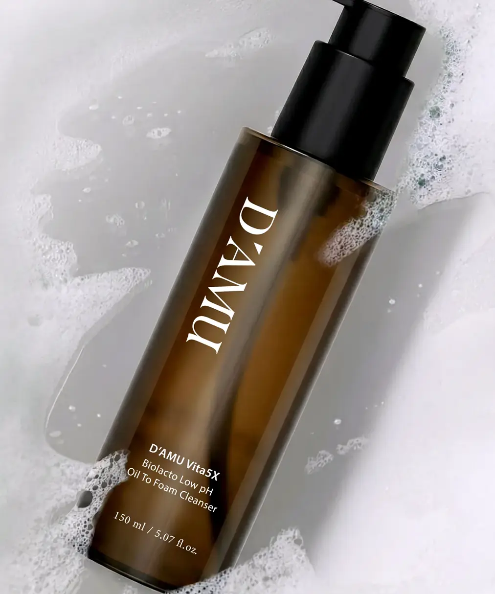 D’amu Vita5X Biolacto Low pH Oil-to-Foam Cleanser - Yağdan Köpüğe Dönüşen Nazik Yüz Temizleyici