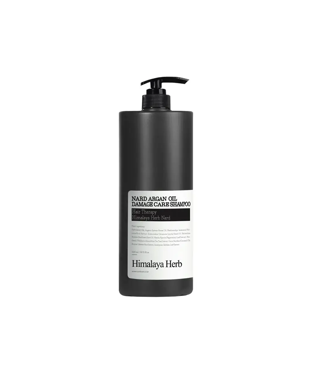 Nard Argan Oil Damage Care Shampoo - Argan Yağı İçeren Hasar Görmüş Saçlara Özel Şampuan 1.5L