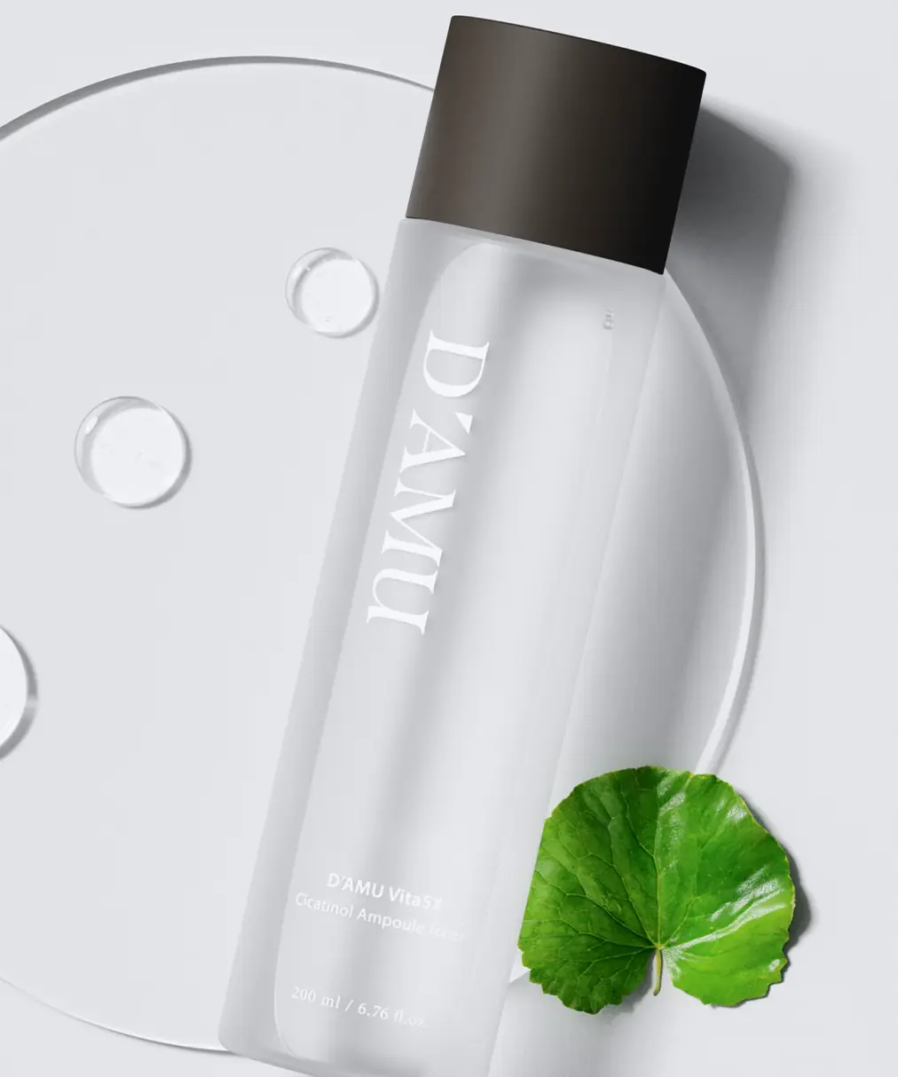 D’amu Vita5X Cicatinol Ampoule Toner - Yatıştırıcı, Nemlendirici ve Sıkılaştırıcı Etkili Ampul Tonik