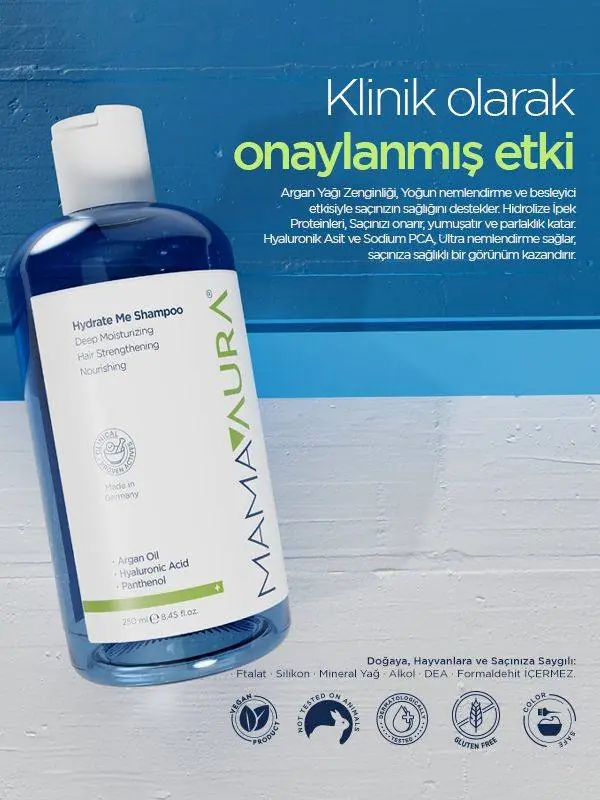 Mamaaura Hydrate Me Shampoo 250 ml