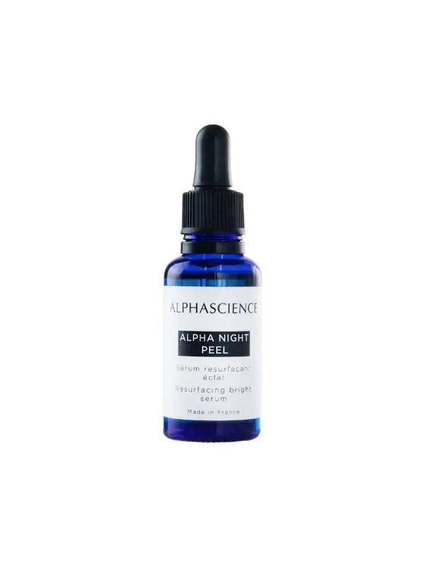 Alphascience Alpha Night Peel AHA Gece Peeling Serumu | Leke + Gözenek | %20 AHA + Niasinamid | 30ml