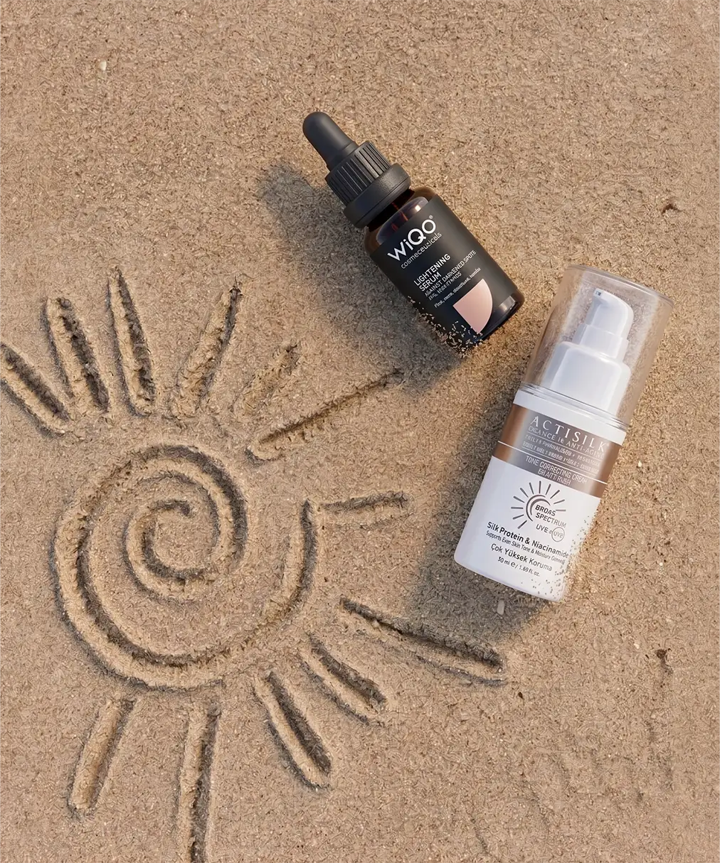 WiQo & Actisilk İkili Pigment Karşıtı Yaz Rutini - Aydınlatıcı Serum + Ton Eşitleyici Renkli UV Koruması