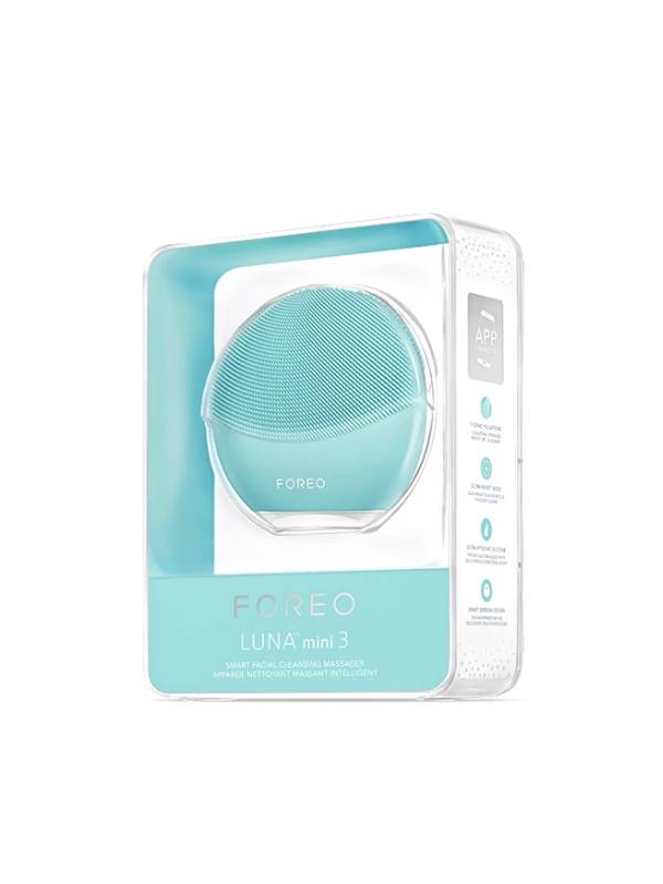 Foreo Luna Mini, mini 3, Cilt temizleme cihazı, fiziksel yüz temizleme, yüz masajı, evde cilt bakımı, cilt bakım cihazı