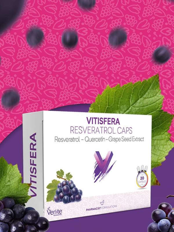 gıda takviyesi, Resveratrol, Kuersetin, Üzüm Çekirdeği Ekstresi, Sophorae japonica