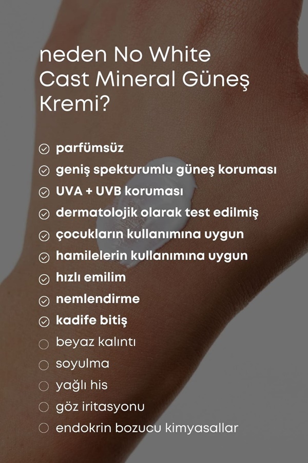güneş kremi, mineral güneş kremi, cilt bakımı, yaşlanma karşıtı